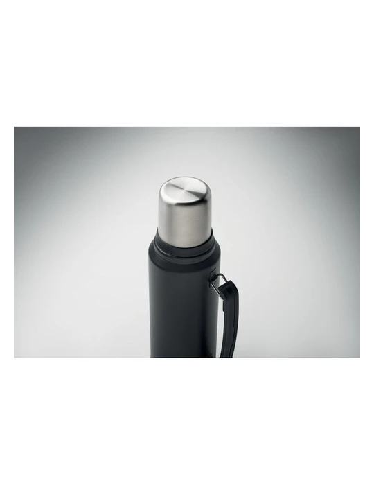 NYIMA Bouteille à double paroi 1L Couleurs : noir objet promotionnel éco-responsable