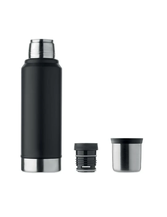 NYIMA Bouteille à double paroi 1L Couleurs : noir cadeau client original