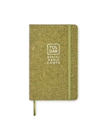 CHIPPEWA Carnet A5 rigide Matières : papier recyclé Couleurs : vert 2