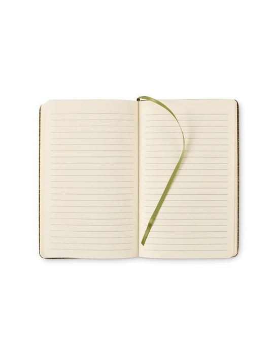 CHIPPEWA Carnet A5 rigide Matières : papier recyclé Couleurs : vert marquage laser ultra précis