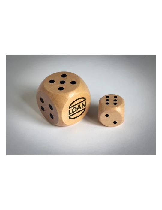 DADIN Dés en bois Schima 3cm dia