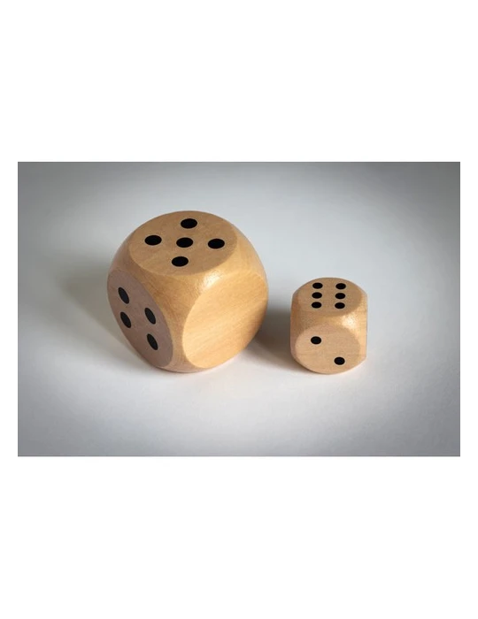 DADIN Dés en bois Schima 3cm dia