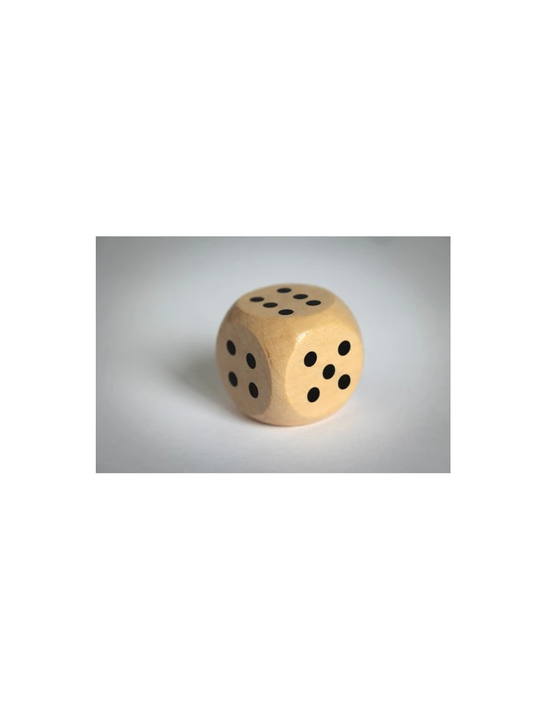 DADIN Dés en bois Schima 3cm dia