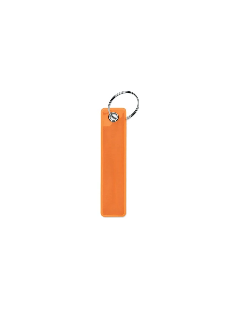 KEYFLECT Porte-clés réfléchissant PVC Couleurs : orange fluo