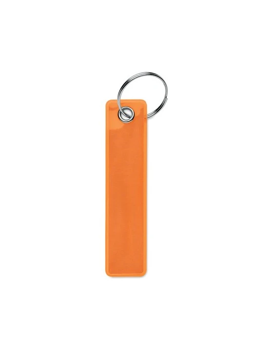 KEYFLECT Porte-clés réfléchissant PVC Couleurs : orange fluo