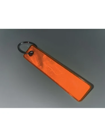 KEYFLECT Porte-clés réfléchissant PVC Couleurs : orange fluo 2