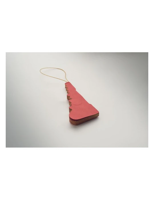 HARMOTREE Suspension pour sapin de Noël Matières : papier recyclé Couleurs : rouge accessoire événementiel unique