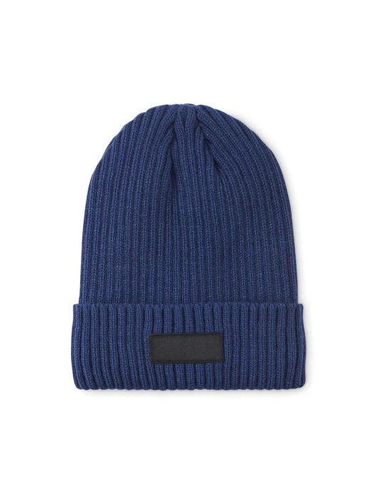 ANVIK Bonnet tricoté avec revers Matières : acrylique Couleurs : bleu