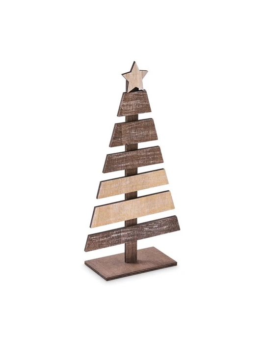 PUINEN Sapin de Noël en bois Couleurs : bois