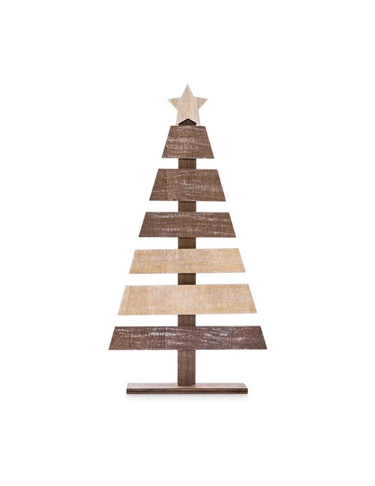 PUINEN Sapin de Noël en bois Couleurs : bois cadeau entreprise pas cher