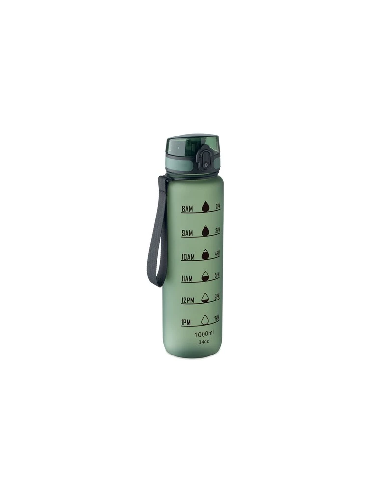 ISFORDEN MARK Bouteille de sport RPET 1L Couleurs : vert foncé