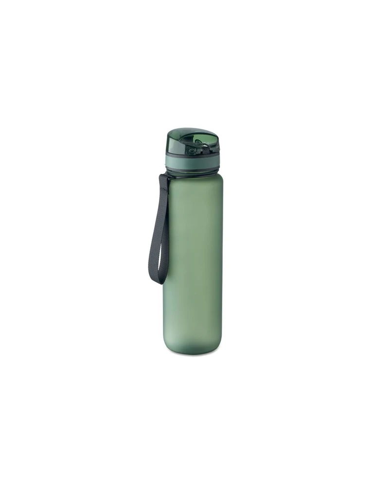 ISFORDEN MARK Bouteille de sport RPET 1L Couleurs : vert foncé personnalisable avec votre logo