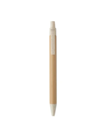 ITEA COLOUR Stylo à bille en bambou Couleurs : beige 2