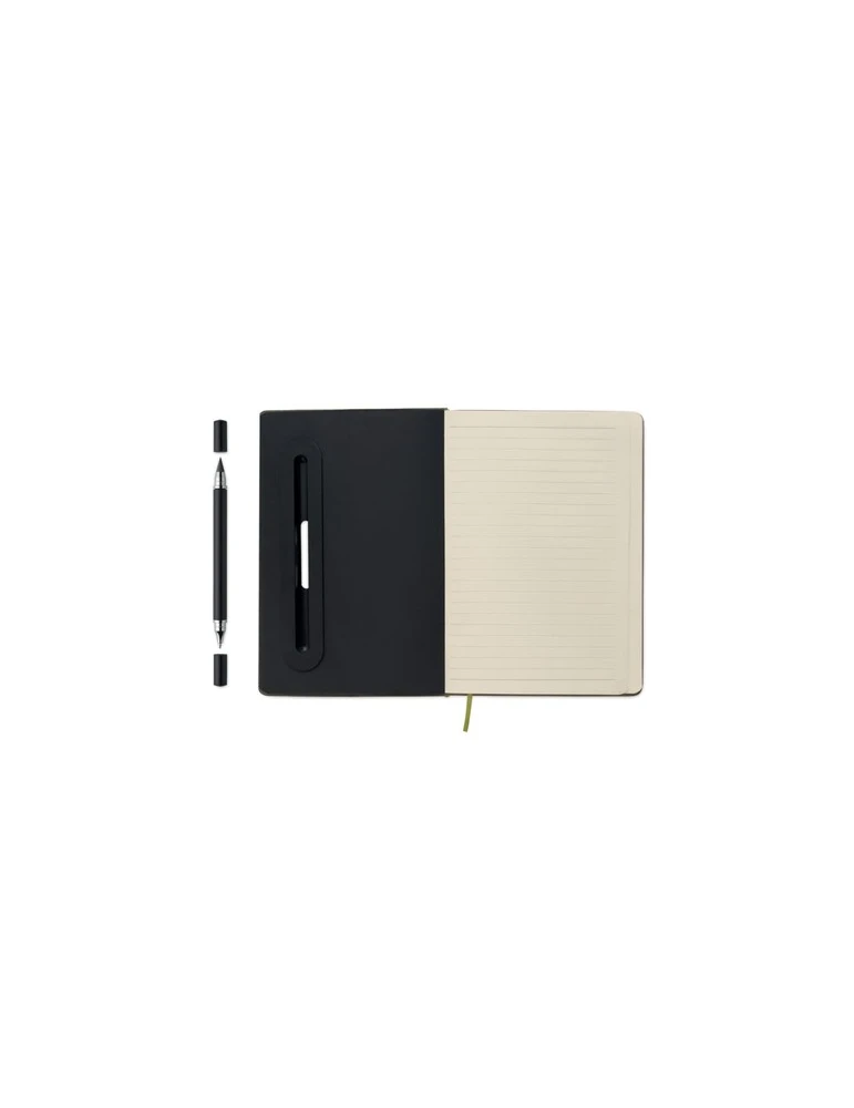RINBOOK Cahier A5 support de téléphone Matières : papier recyclé Couleurs : vert foncé livraison express 24h 48h