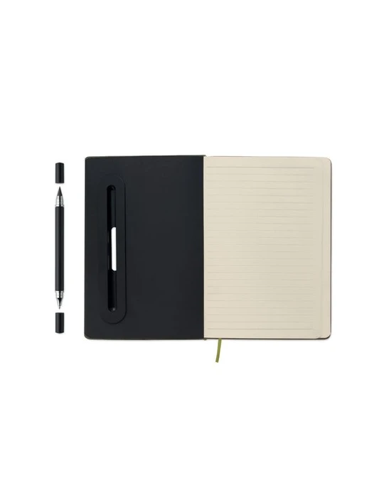 RINBOOK Cahier A5 support de téléphone Matières : papier recyclé Couleurs : vert foncé livraison express 24h 48h