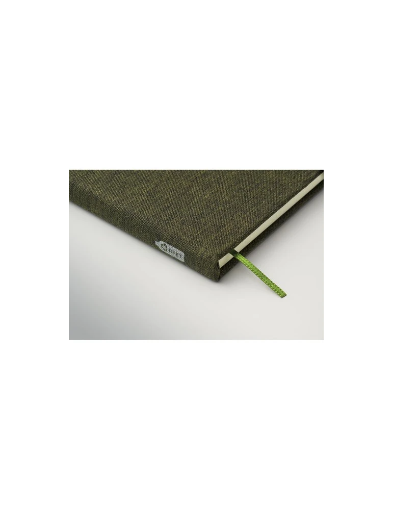 RINBOOK Cahier A5 support de téléphone Matières : papier recyclé Couleurs : vert foncé personnalisation rapide en France