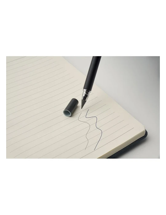 RINBOOK Cahier A5 support de téléphone Matières : papier recyclé Couleurs : noir goodies entreprise design