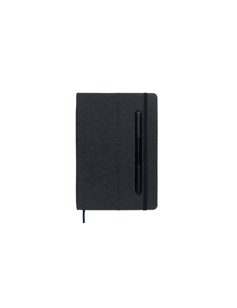 RINBOOK Cahier A5 support de téléphone Matières : papier recyclé Couleurs : noir cadeau collaborateur premium