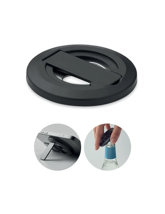 DOSENUNO Support téléphone décapsuleur Matières : ABS Couleurs : noir