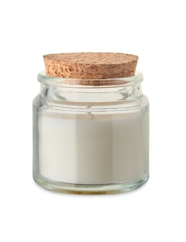 VALO Bougie en cire végétale 70 gr Matières : verre Couleurs : beige