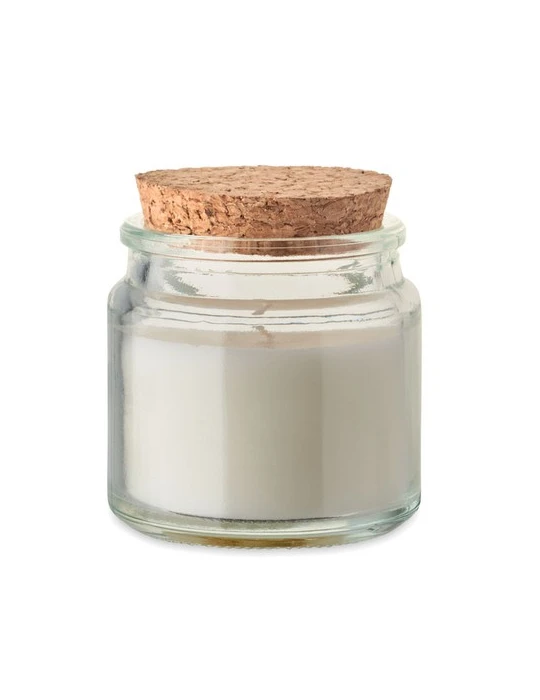 VALO Bougie en cire végétale 70 gr Matières : verre Couleurs : beige