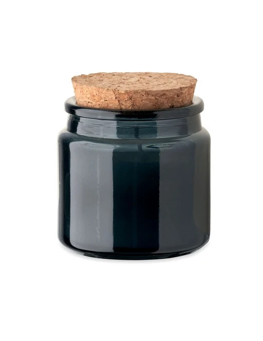 VALO Bougie en cire végétale 70 gr Matières : verre Couleurs : bleu marine cadeau entreprise pas cher