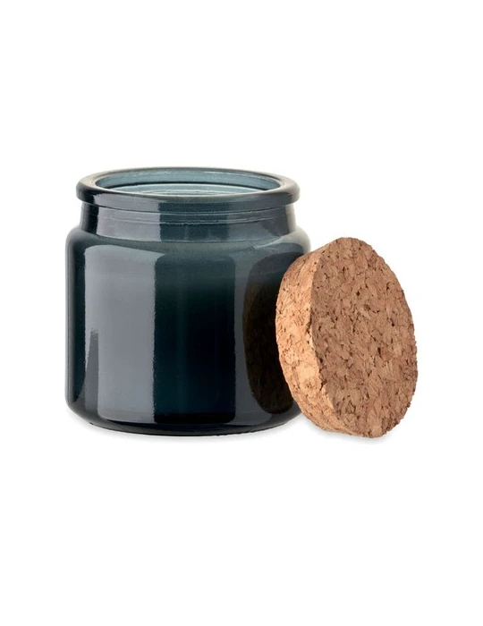 VALO Bougie en cire végétale 70 gr Matières : verre Couleurs : bleu marine personnalisation rapide en France