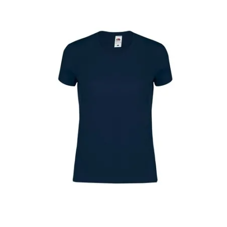 T-Shirt Femme Personnalisé en Couleur Iconic - Style et Confort à Prix Abordable Matières : coton Couleurs : bleu marine impress