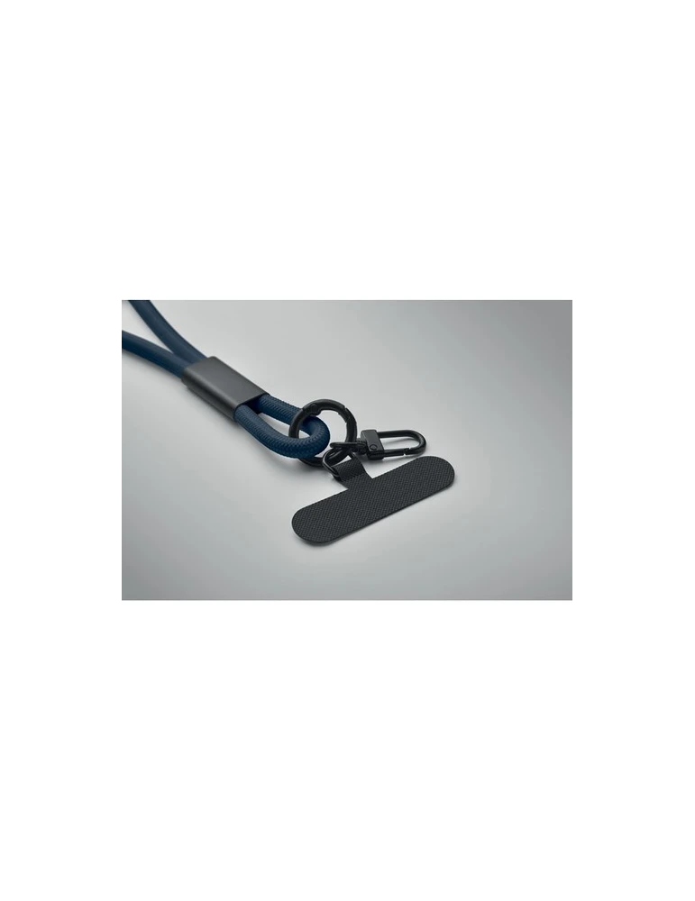 COCHARGE Cordon de charge 60W Matières : PET Couleurs : bleu marine objet promotionnel éco-responsable