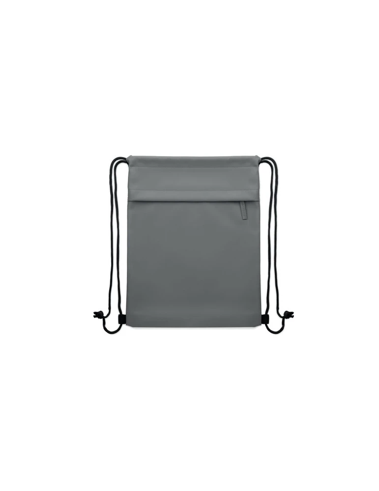 BANGKOK BAG Sac à cordon en 600D RPET Couleurs : pierre accessoire événementiel unique