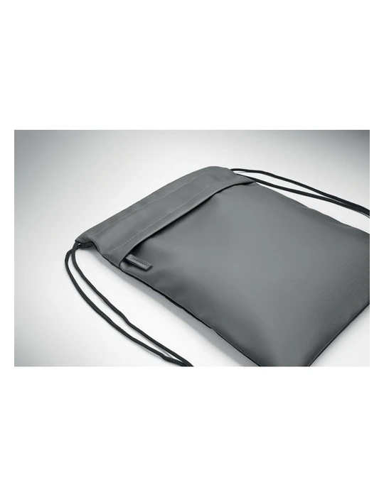 BANGKOK BAG Sac à cordon en 600D RPET Couleurs : pierre cadeau client original