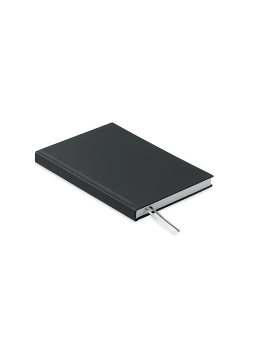 JOURNU Carnet de notes A5 recyclé Matières : papier recyclé Couleurs : noir cadeau entreprise pas cher