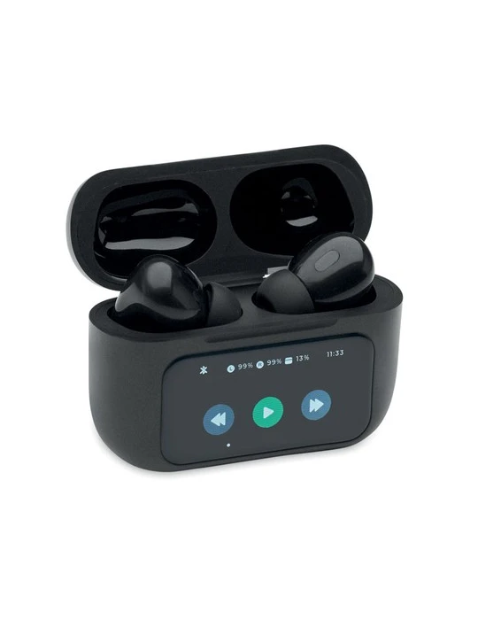 SILENCIO Ecouteurs TWS en ABS Couleurs : noir