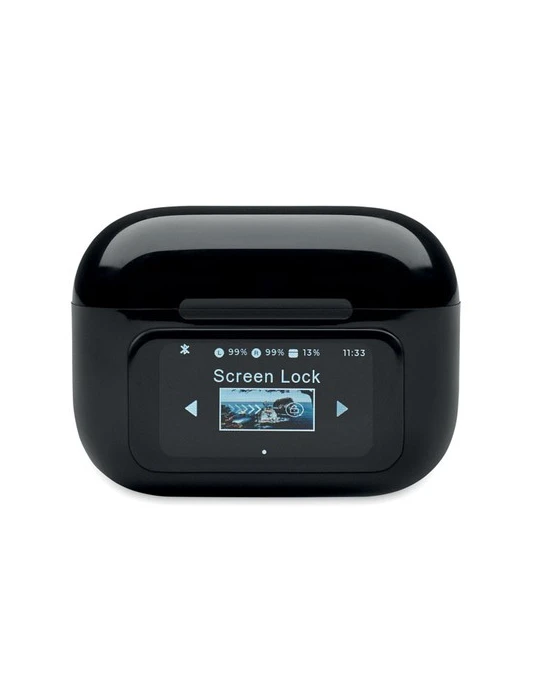 SILENCIO Ecouteurs TWS en ABS Couleurs : noir cadeau entreprise pas cher