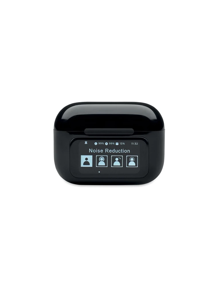 SILENCIO Ecouteurs TWS en ABS Couleurs : noir goodies personnalisé en stock