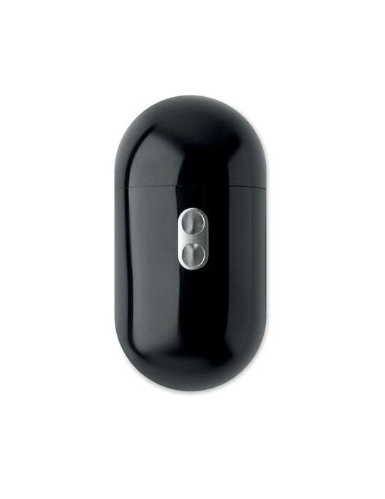 SILENCIO Ecouteurs TWS en ABS Couleurs : noir personnalisable avec votre logo
