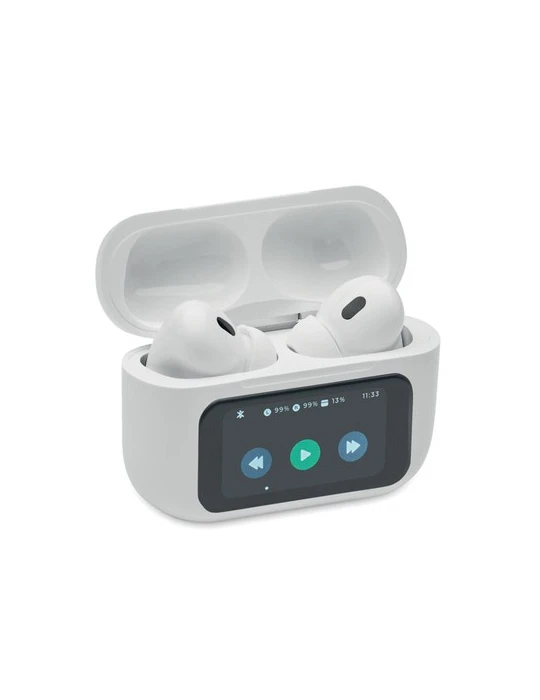 SILENCIO Ecouteurs TWS en ABS Couleurs : blanc personnalisation rapide en France