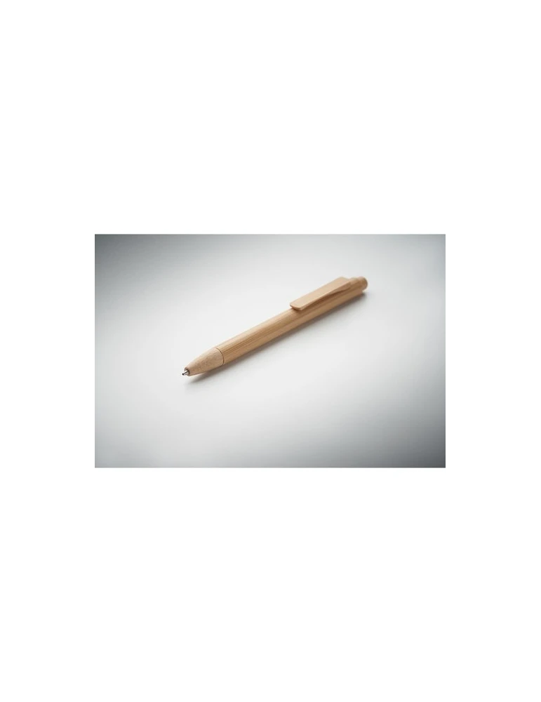 MAMBO Stylo à bille en bambou Couleurs : bois cadeau entreprise pas cher