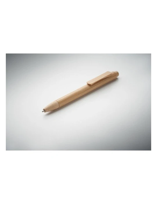 MAMBO Stylo à bille en bambou Couleurs : bois cadeau entreprise pas cher