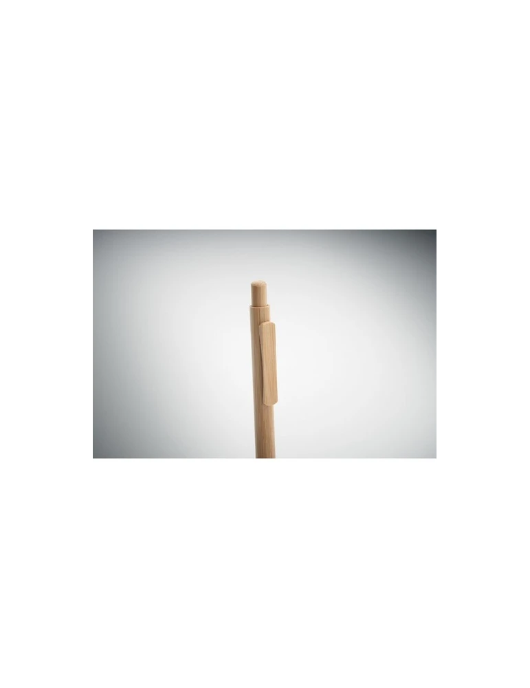 MAMBO Stylo à bille en bambou Couleurs : bois goodies publicitaire événementiel