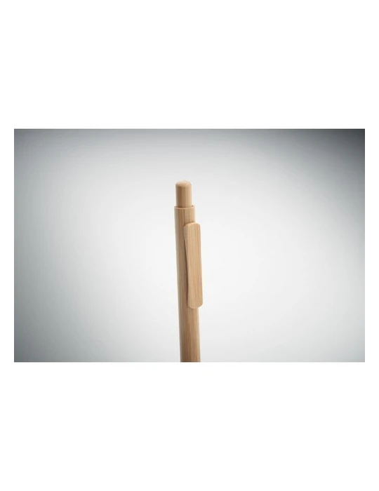 MAMBO Stylo à bille en bambou Couleurs : bois goodies publicitaire événementiel
