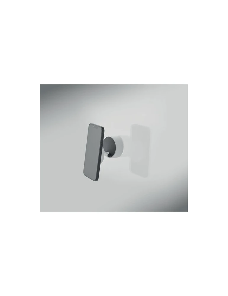 MAGPHONE Support magnétique téléphone Matières : ABS Couleurs : blanc impression logo haute qualité