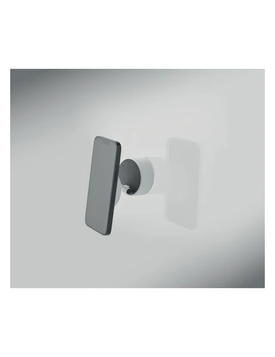 MAGPHONE Support magnétique téléphone Matières : ABS Couleurs : blanc impression logo haute qualité