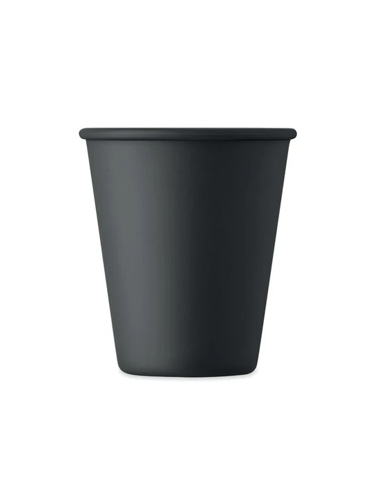 CUPFUL Gobelet en PLA simple paroi Couleurs : noir cadeau client original