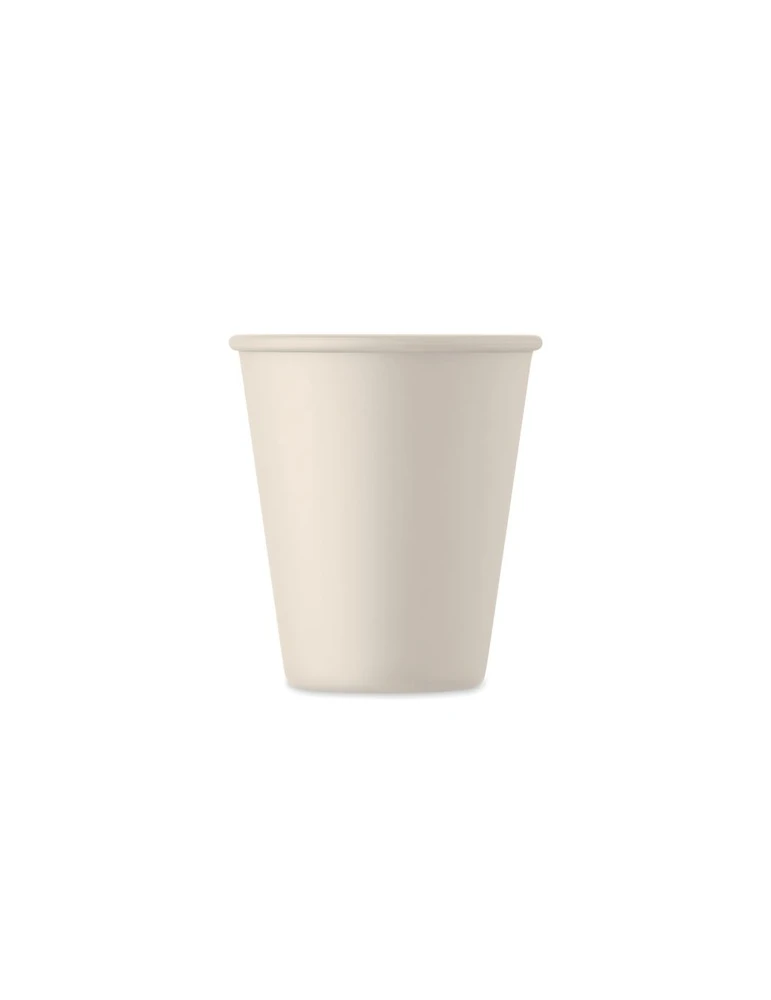 CUPFUL Gobelet en PLA simple paroi Couleurs : beige personnalisation rapide en France