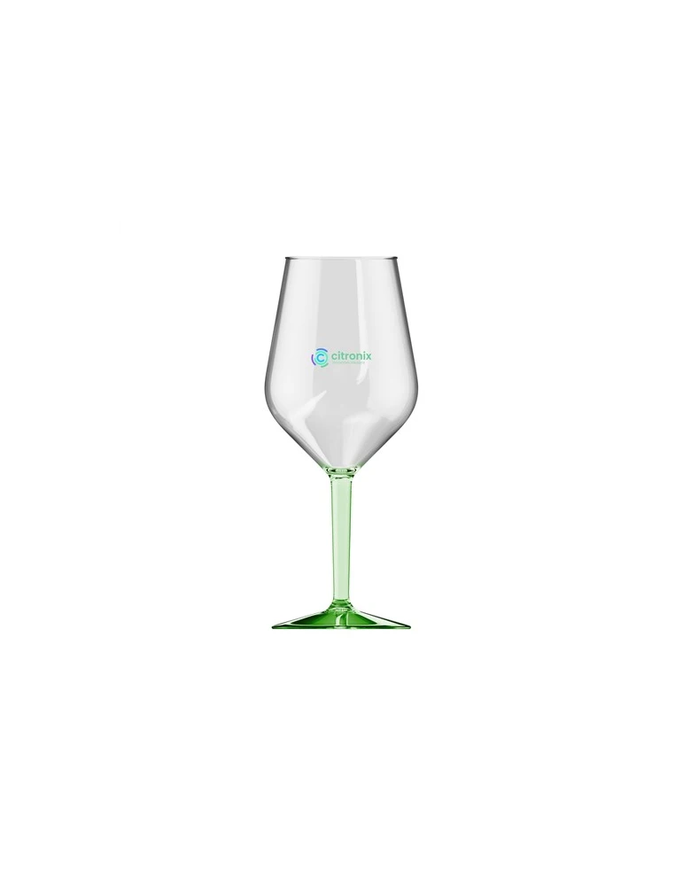 HappyGlass Lady Abigail Trans Verre à Vin Tritan 470 ml Matières : tritan Couleurs : vert translucide Contenance : 470 ml