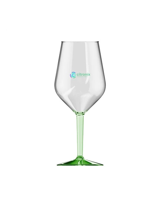 HappyGlass Lady Abigail Trans Verre à Vin Tritan 470 ml Matières : tritan Couleurs : vert translucide Contenance : 470 ml