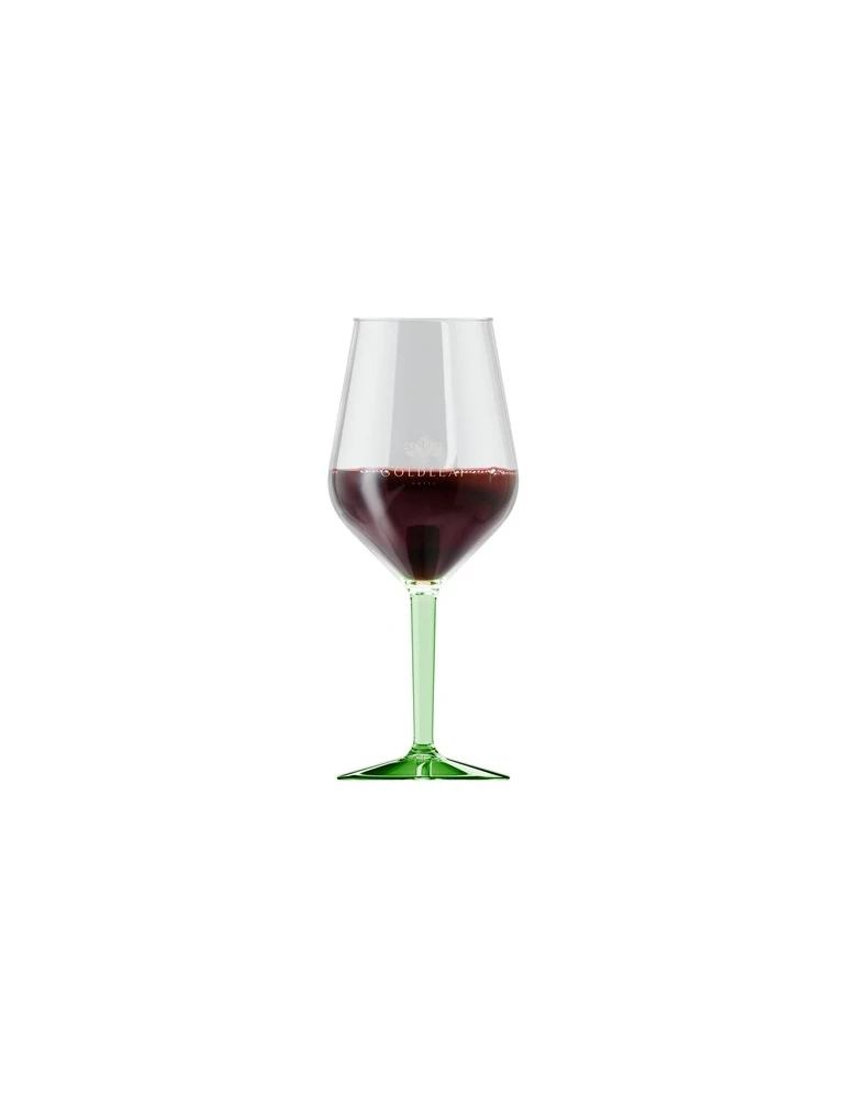 HappyGlass Lady Abigail Trans Verre à Vin Tritan 470 ml Matières : tritan Couleurs : vert translucide Contenance : 470 ml goodie