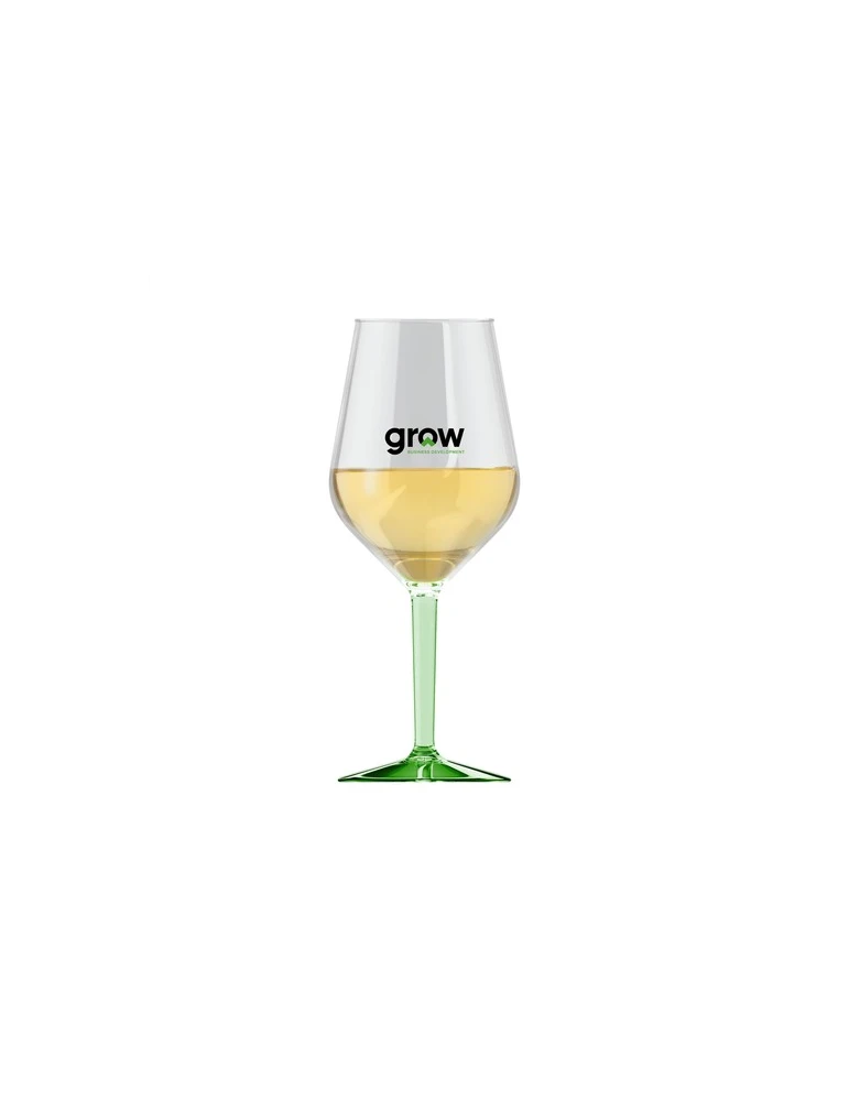 HappyGlass Lady Abigail Trans Verre à Vin Tritan 470 ml Matières : tritan Couleurs : vert translucide Contenance : 470 ml cadeau