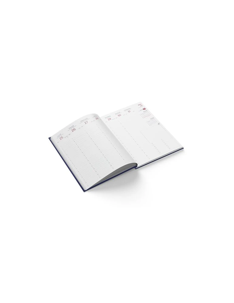 AGENDA EMBOITE HARMONIE 2026 - MINI 90 x 165 mm - COUVERTURE KAKI AVEC PELLICULAGE SOFT TOUCH - SANS MARQUAGE